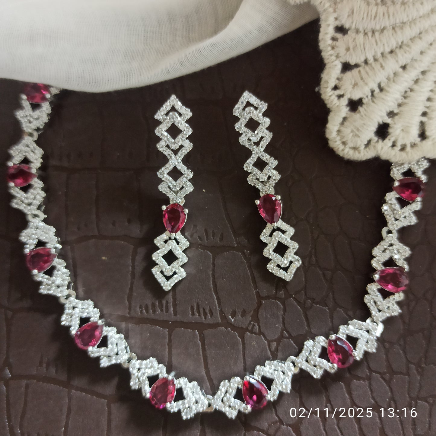 Maroon AD Ruby Set