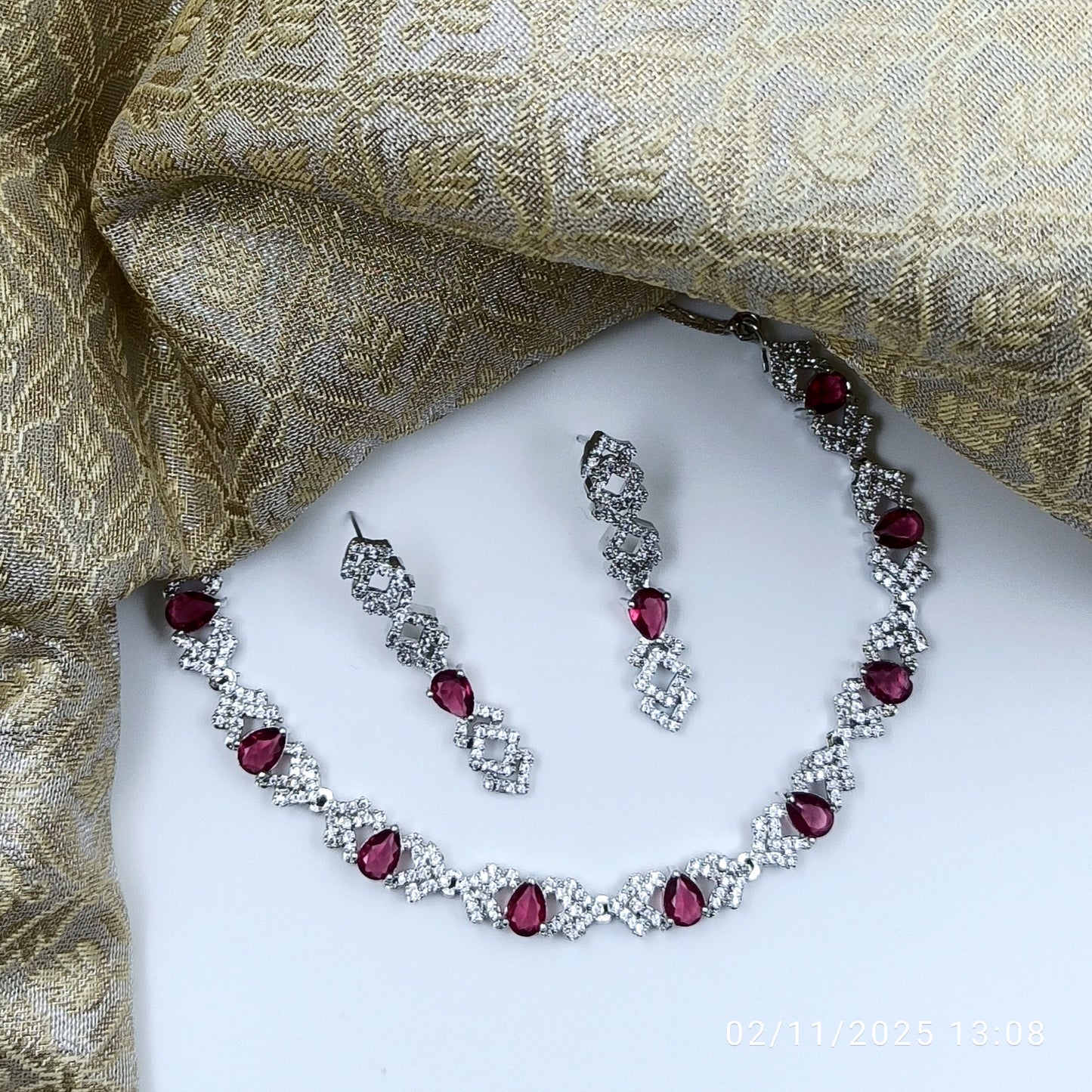 Maroon AD Ruby Set