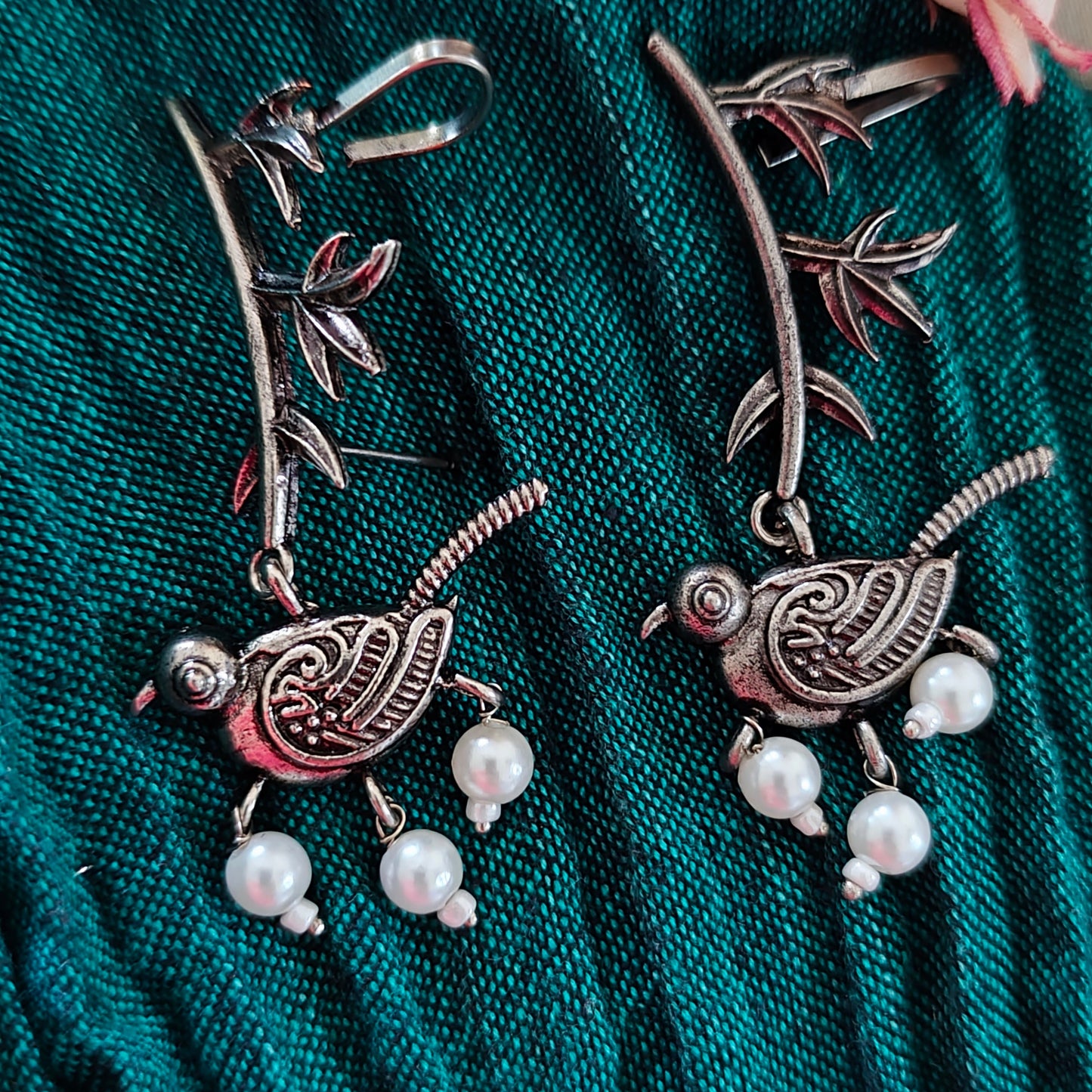Ear Cuffs-Oxidise-Bird