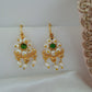 Ear Cuffs-Bugdi-Flower-Green